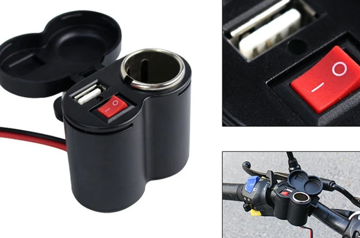 NUEVO CARGADOR PARA MOTO USB
