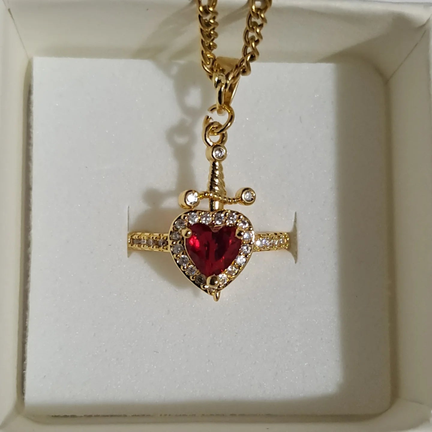 Nuevo Anillo y Pulsera - Corazón y Espada
