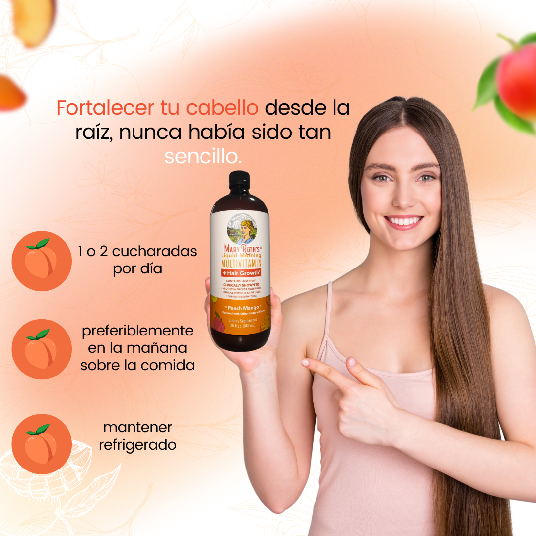 Multivitamínico Líquido para el Crecimiento del Cabello MaryRuth