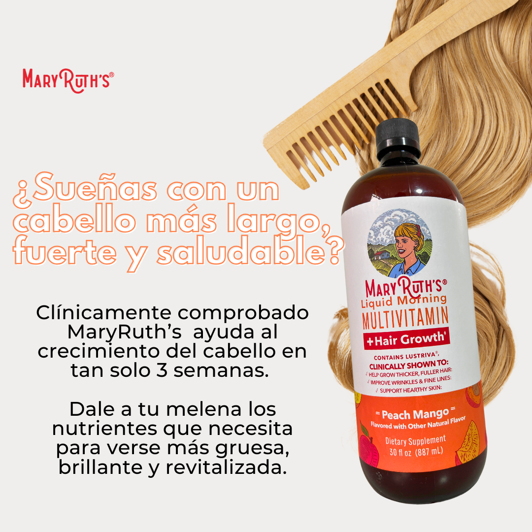 Multivitamínico Líquido para el Crecimiento del Cabello MaryRuth