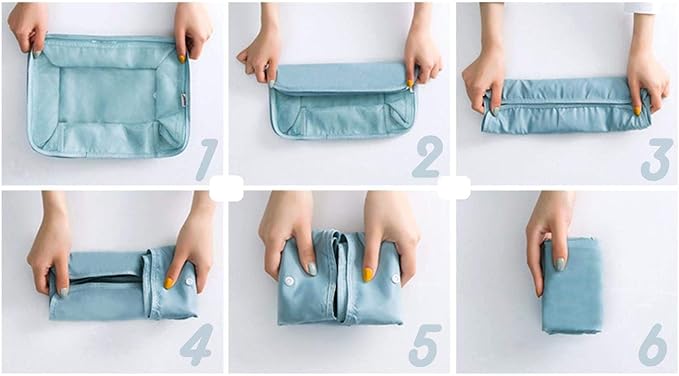 NUEVO KIT DE BOLSAS PARA VIAJE X 7 PIEZAS