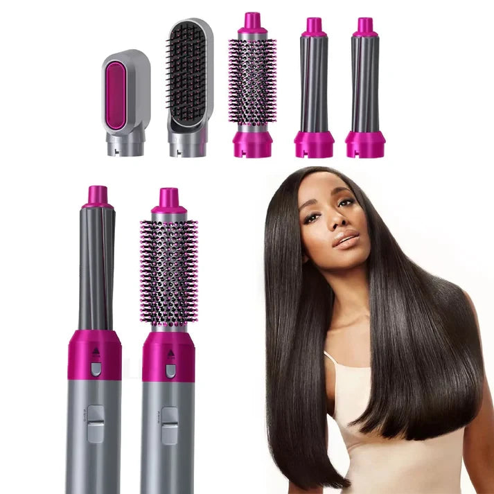 NUEVO SECADOR DE CABELLO STYLE PRO 5 EN 1 + CEPILLO DE BAMBOO