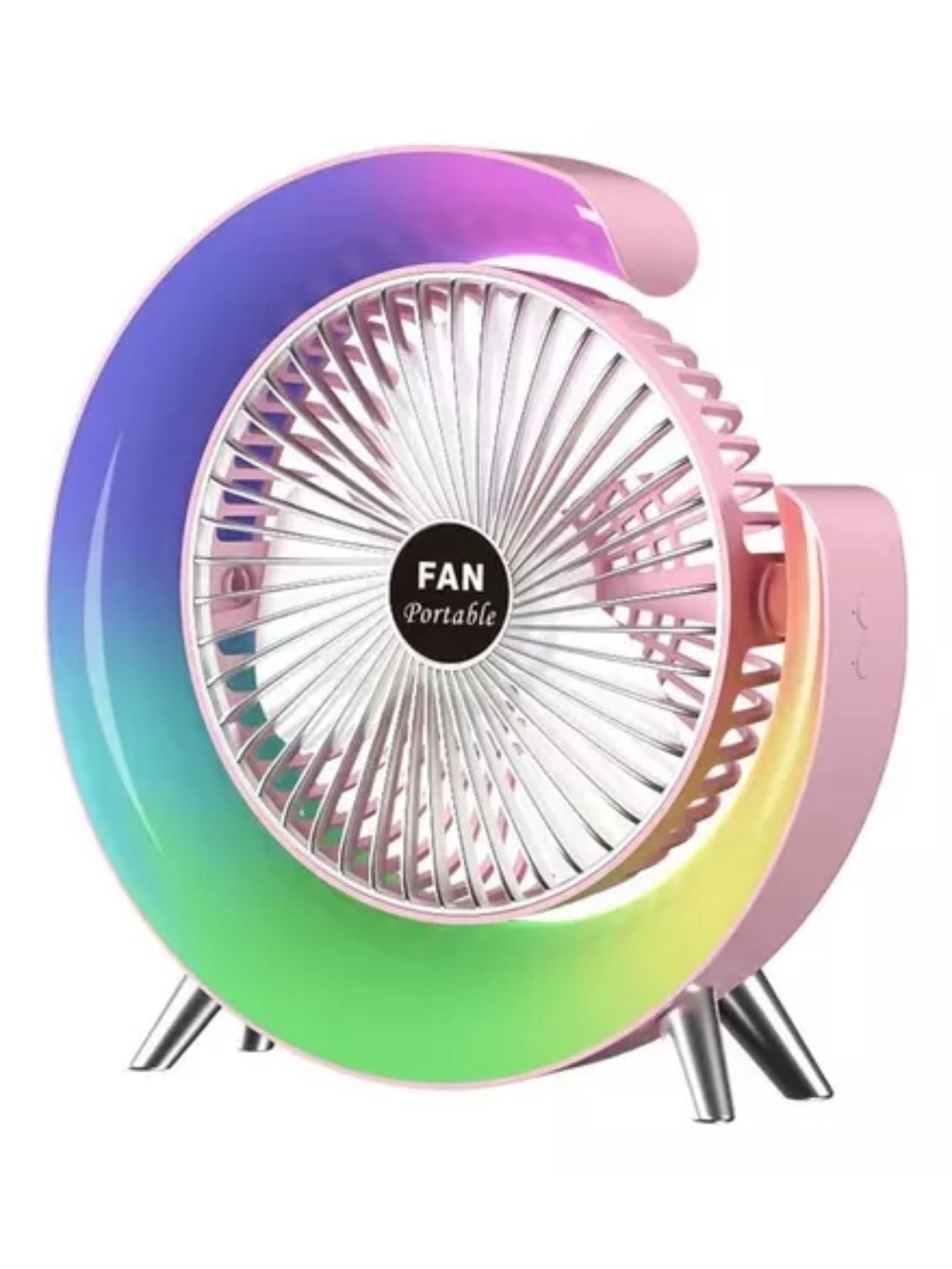 MINI VENTILADOR RGB