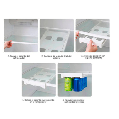 ORGANIZADOR DE BEBIDAS EN LATA PARA NEVERA