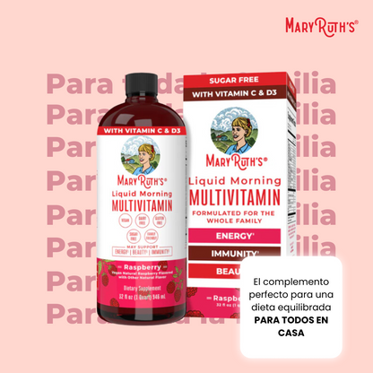 Multivitamínico Líquido - MaryRuth de Frambuesa