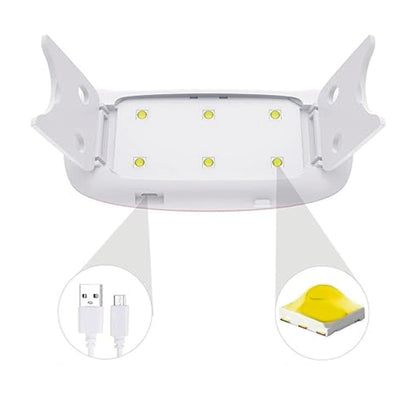 MINI LÁMPARA LED PARA UÑAS PORTÁTIL