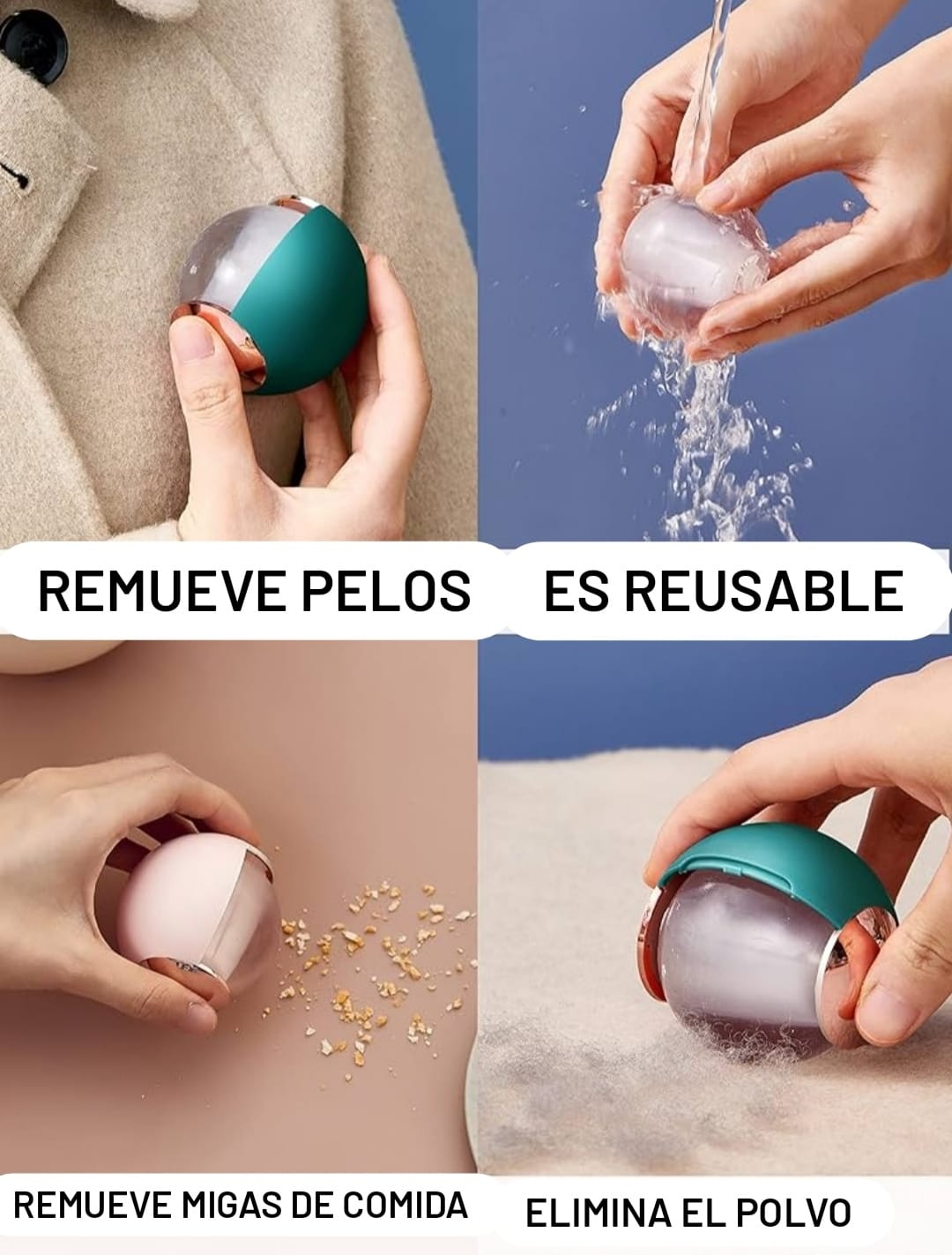 ELIMINADOR DE PELUSA REUTILIZABLE
